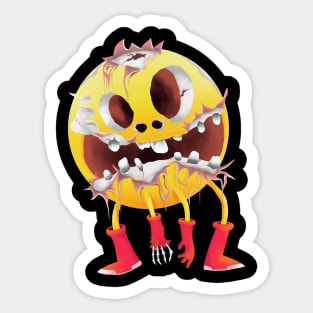 Classic video game zombie Sticker